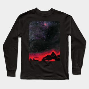 Space Scene Long Sleeve T-Shirt